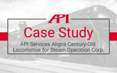 API Services Aligns Century-Old Locomotive for Steam Operation Corp.