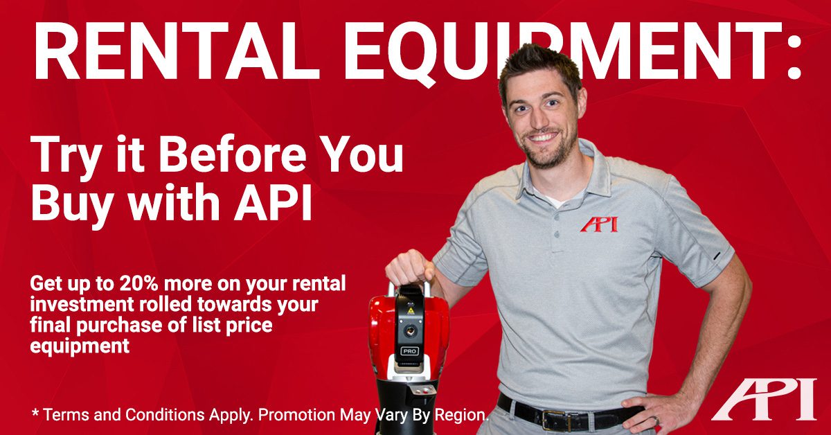 rental equipment promo