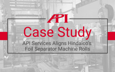 API Services Aligns Hindalco’s Foil Separator Machine Rolls