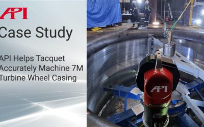 API hilft Tacquet bei der präzisen Bearbeitung von 7M-Turbinenradgehäusen