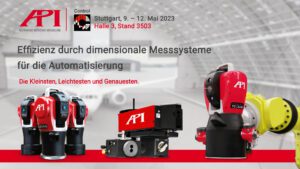 Messe CONTROL 2023 vom 9. bis 12. Mai in Stuttgart