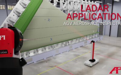 Rationalisation de la fabrication aérospatiale : la puissance du LADAR 9D dynamique d’API sur un AGV