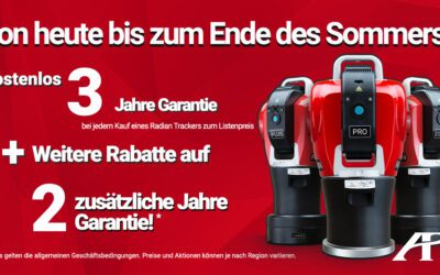 DAS Laser Tracker Angebot 3+2 Jahre Garantie