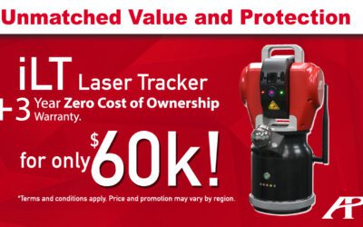 ILT Laser Tracker + a 3-Year Zero Cost of Ownership Warranty for only $60k!