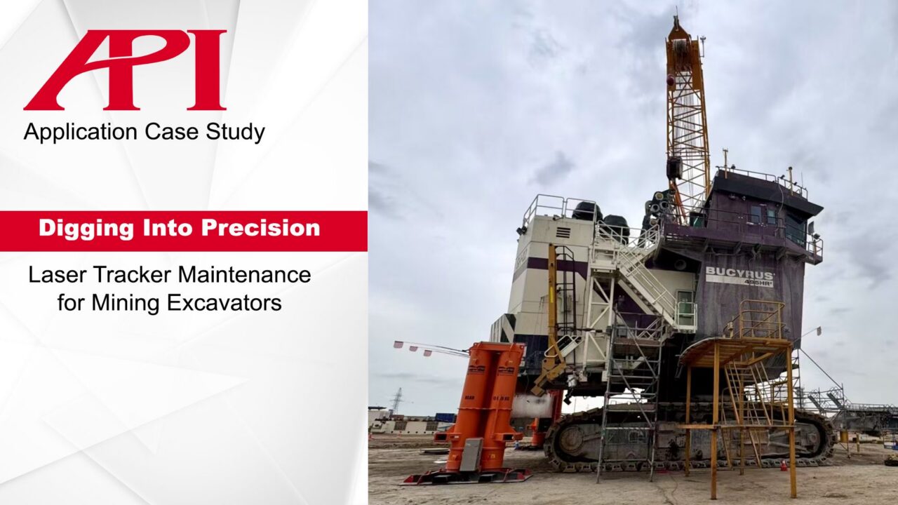 Using the Radian Laser Tracker for Bucyrus 495HR Mining Excavator Maintenance