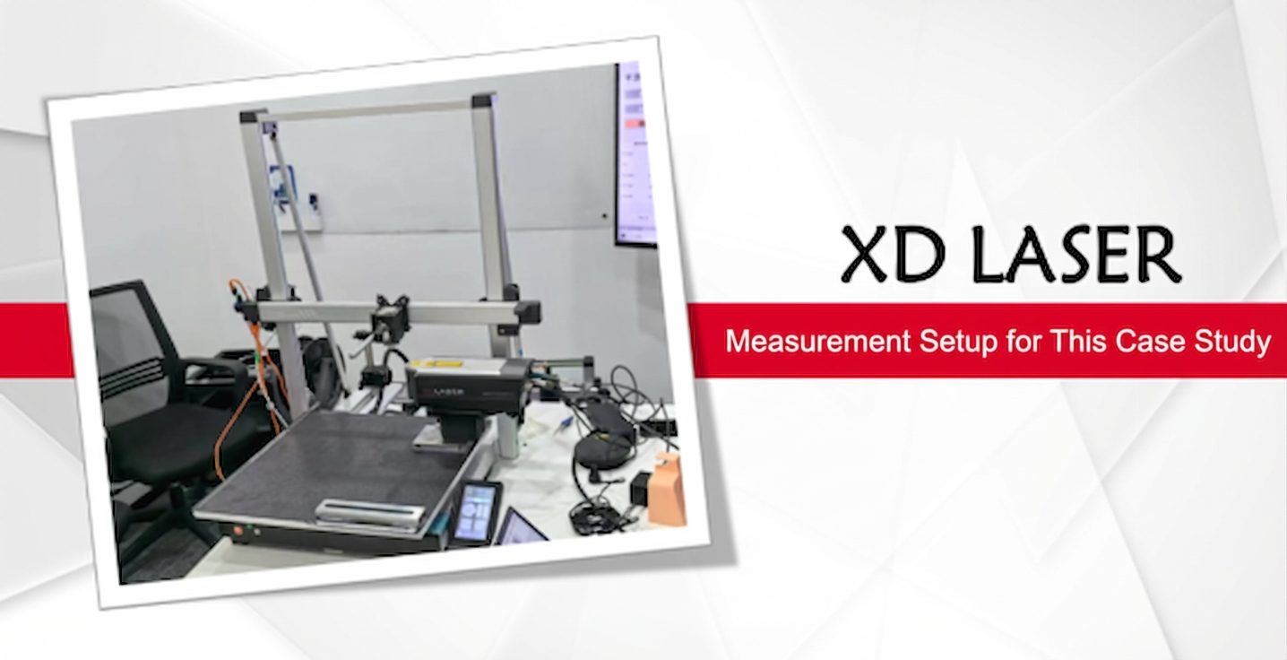 The compact 3D printer in this case study with the XD Laser setup.
