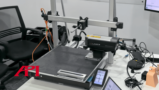On-site XD Laser measurement of a small FDM 3D printer.