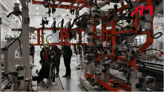 Figure 2: The automotive final-assembly fixture measured in this case study.