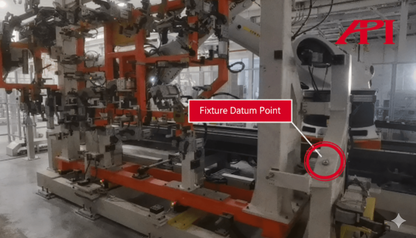 Figure 3: Fixture reference point R1.