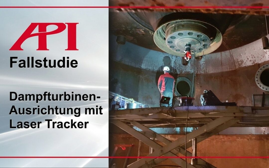 Dampfturbinen-Ausrichtung mit einem Laser Tracker
