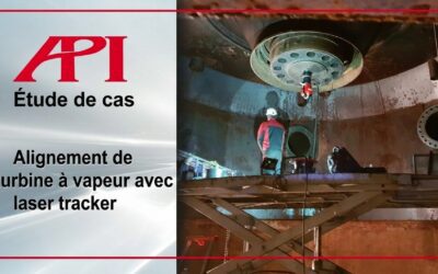 Alignement de turbine à vapeur avec un laser tracker