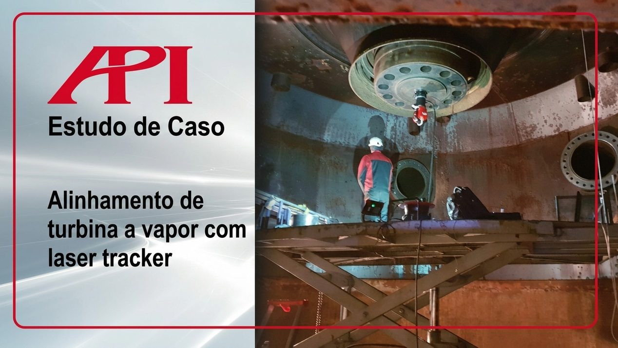 Estudo de Caso: Alinhamento de turbina a vapor com laser tracker