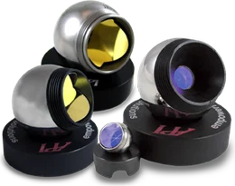 Spherically mounted retroreflector targets